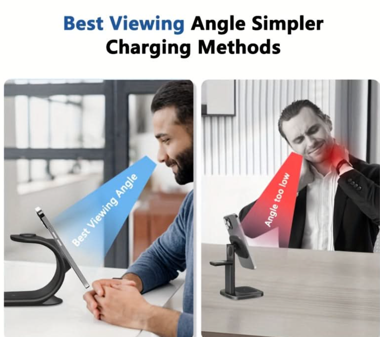 3-in-1 Wireless USB Charging Station